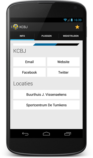 Screenshot of Korfbal